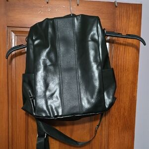 Black Vegan Backpack